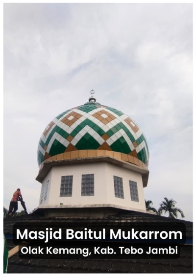 Proyek kubah masjid Kubah.id